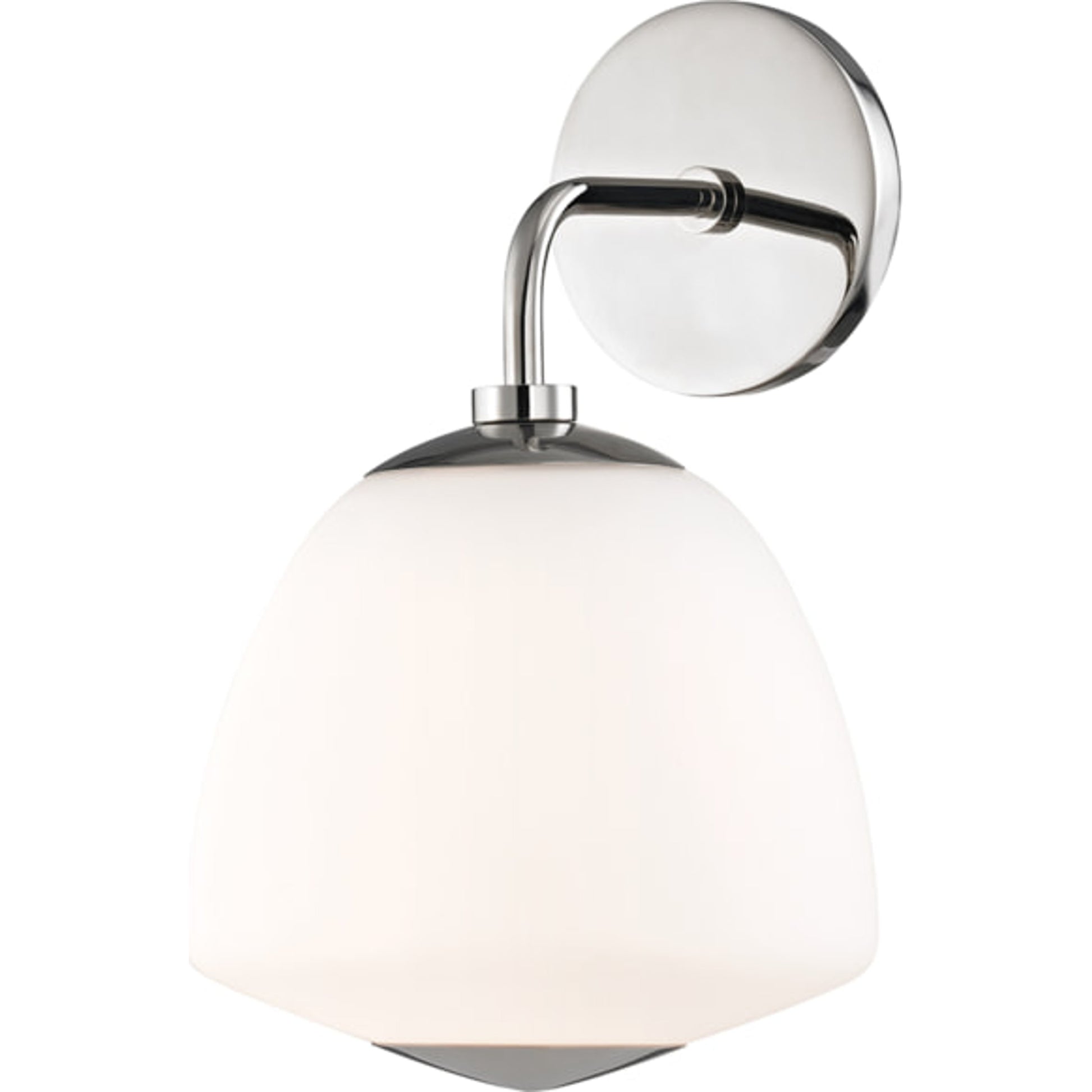 Jane Wall Sconce by Mitzi in aged brass. Made from steel in a modern style.