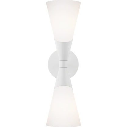 Parker Wall Sconce by Mitzi in black. Made from steel in a modern style.