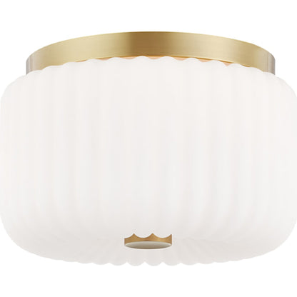 Lydia Flush Mount by Mitzi. Made from steel in a transitional style.