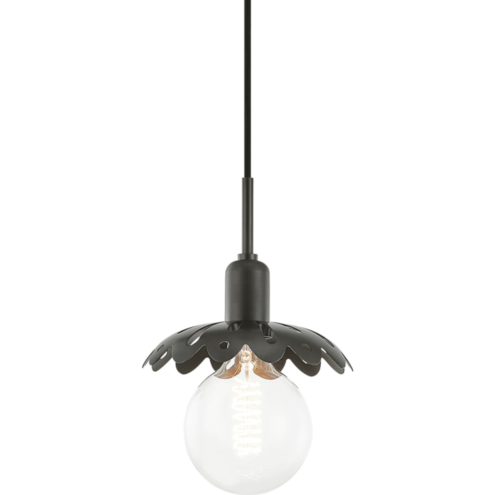 Alyssa Pendant by Mitzi in aged brass. Made from steel in a modern style.