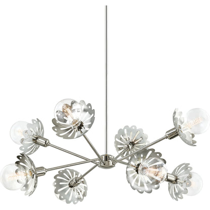 Alexa Chandelier by Mitzi. Made from steel in a modern style.
