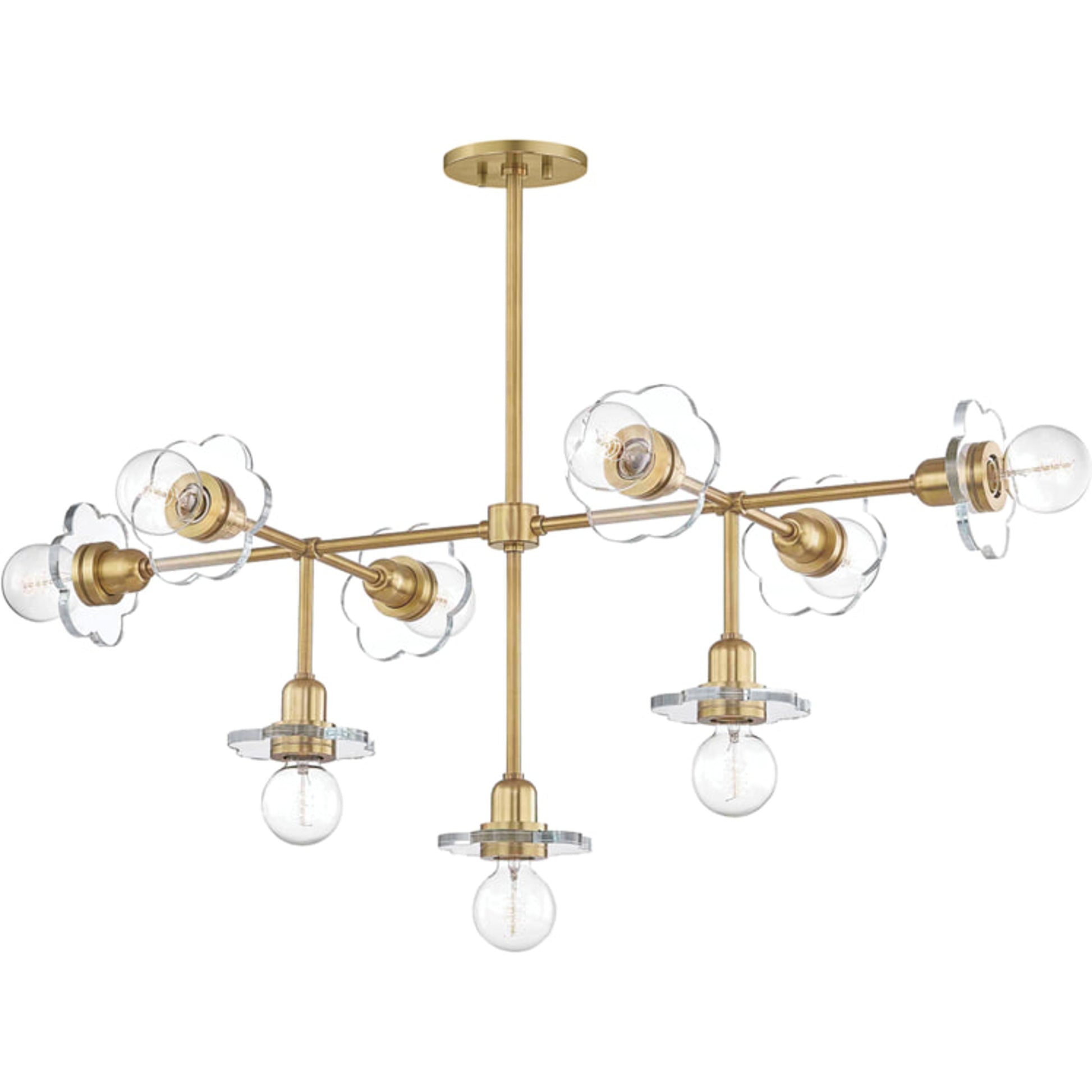 Alexa Chandelier by Mitzi. Made from steel in a modern style.
