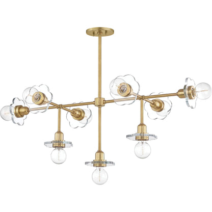 Alexa Chandelier by Mitzi. Made from steel in a modern style.