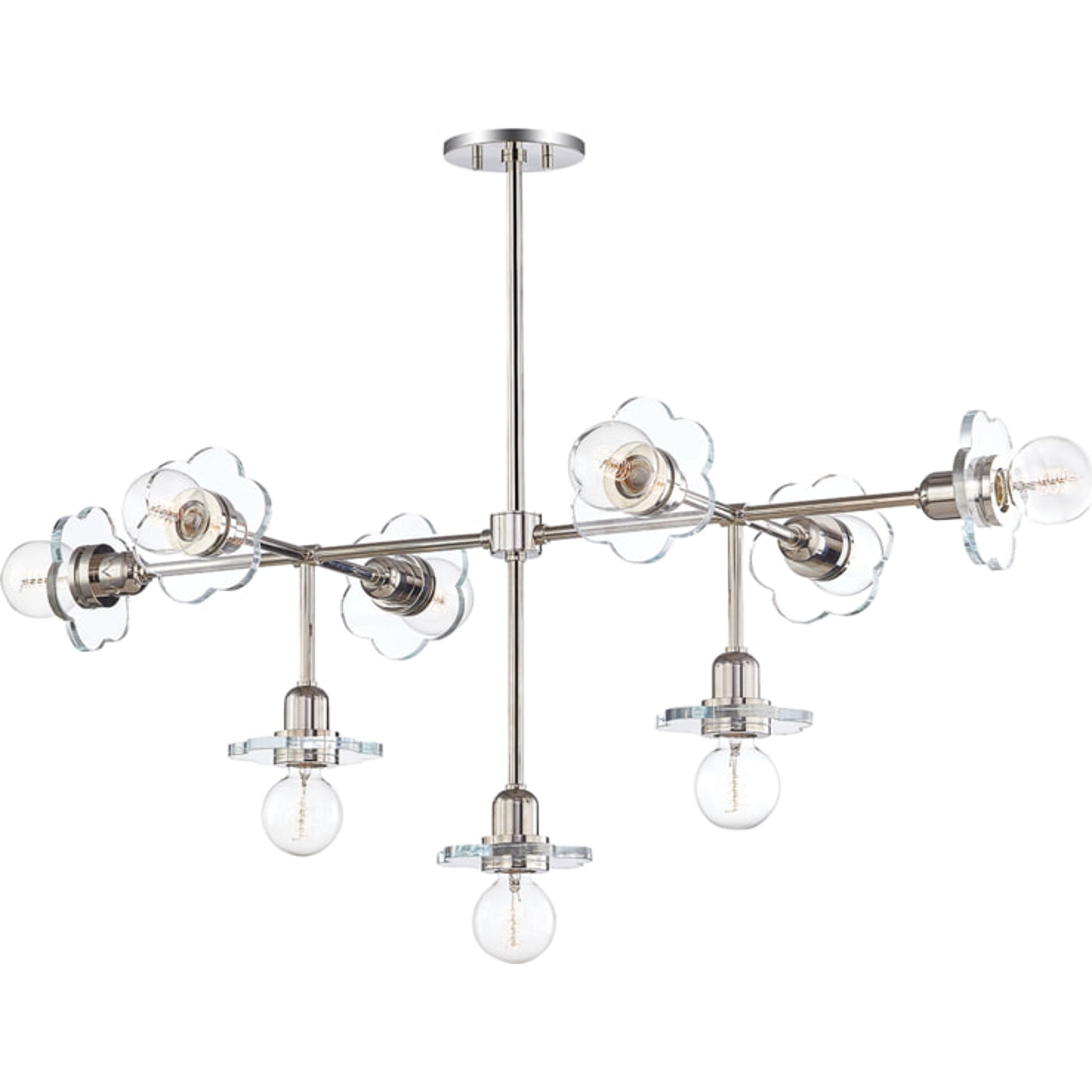 Alexa Chandelier by Mitzi. Made from steel in a modern style.