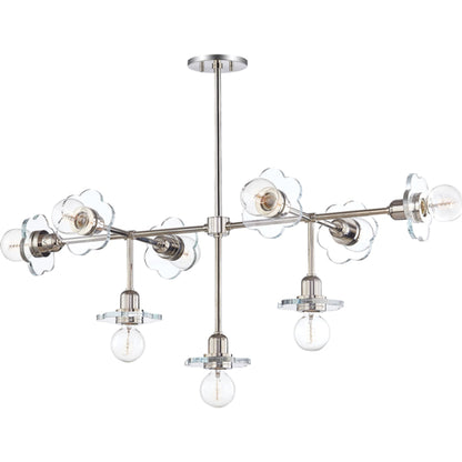 Alexa Chandelier by Mitzi. Made from steel in a modern style.