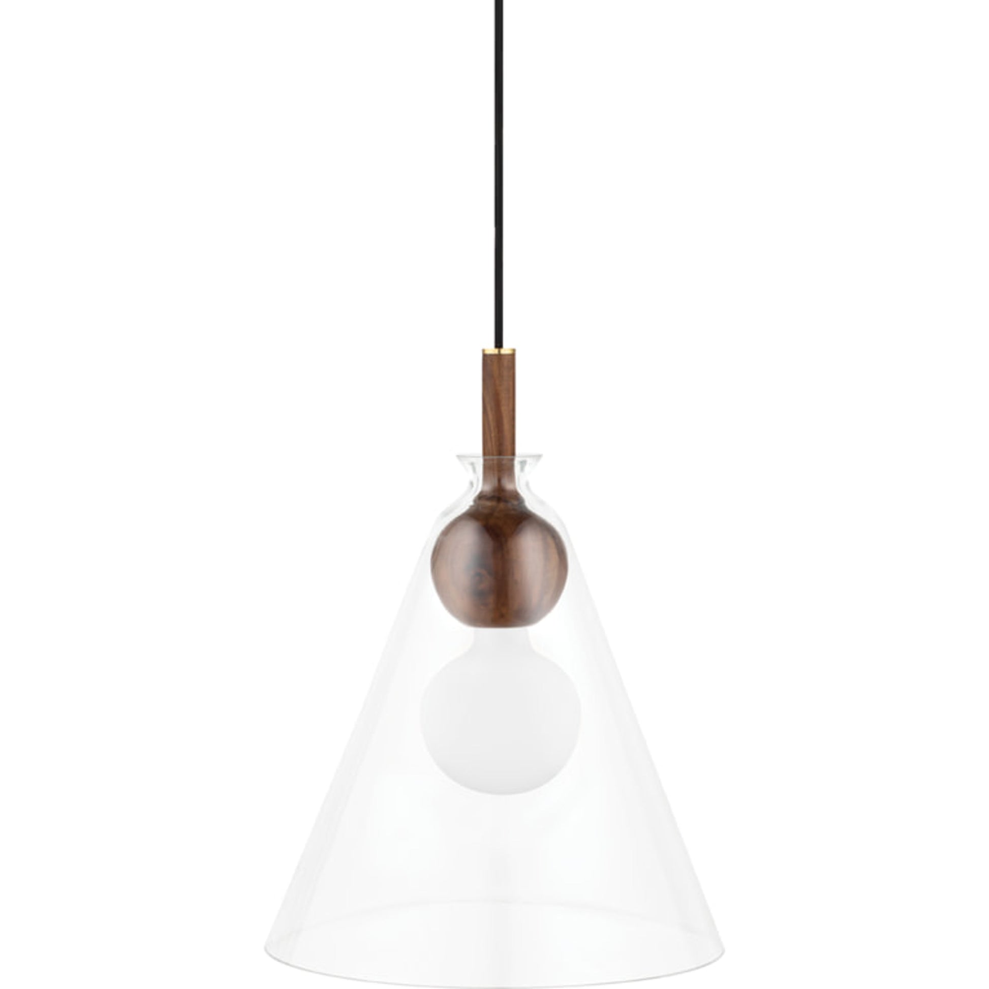 Dani Pendant by Mitzi in aged brass. Made from steel in a modern style.