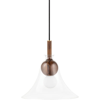Dani Pendant by Mitzi in aged brass. Made from steel in a modern style.