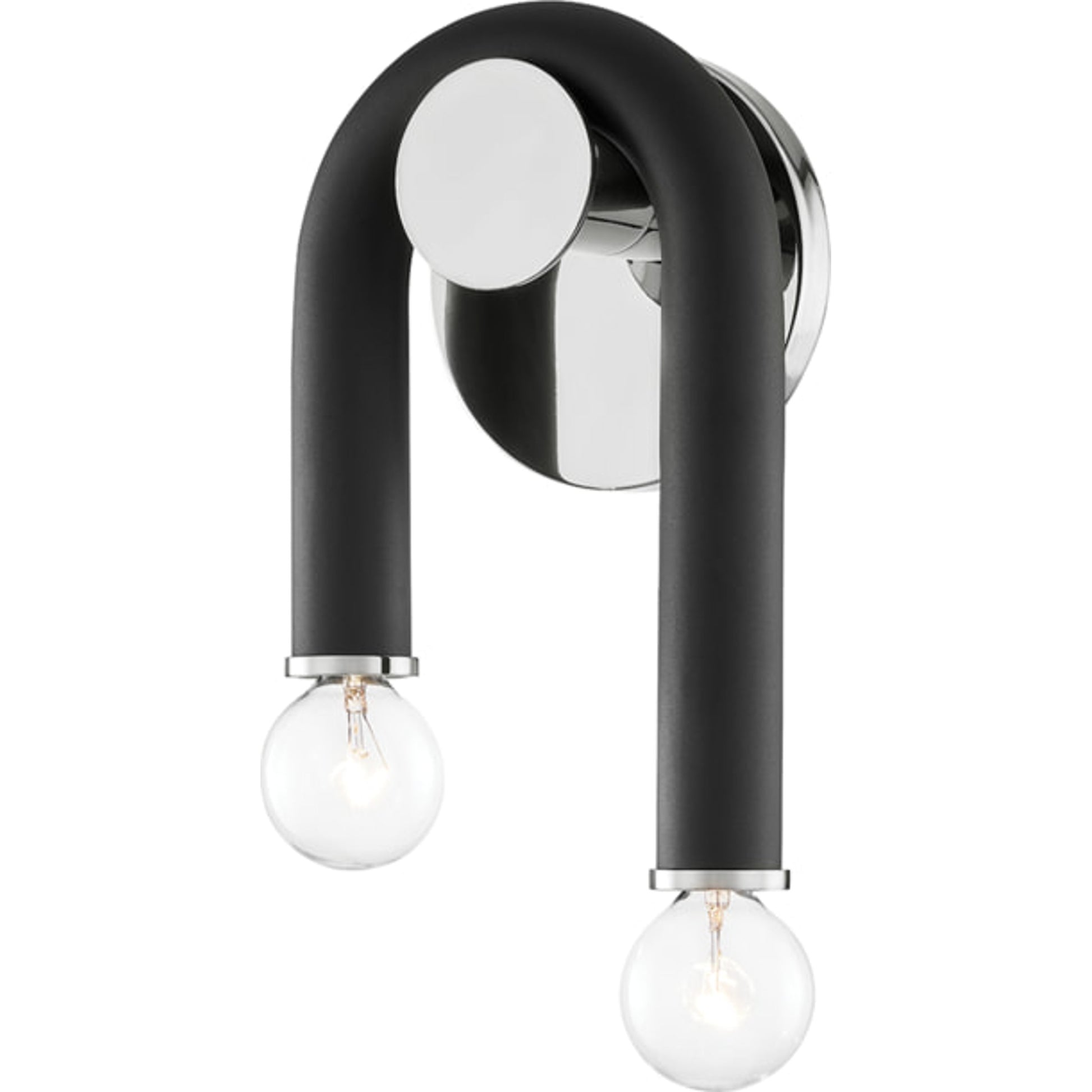 Whit Wall Sconce by Mitzi. Made from steel in a modern style.