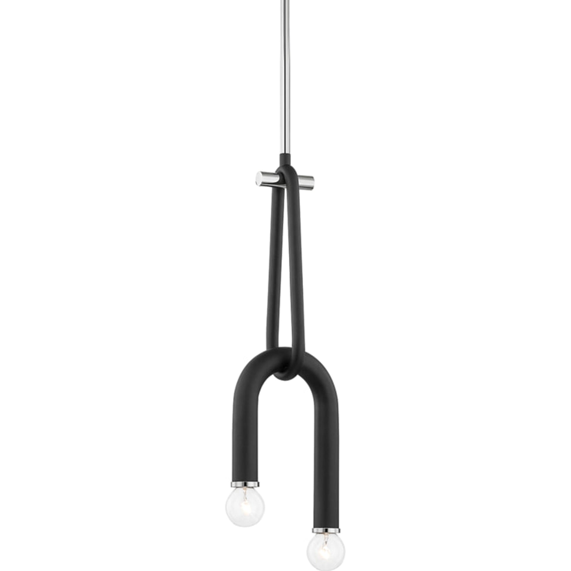 Whit Pendant by Mitzi. Made from steel in a modern style.