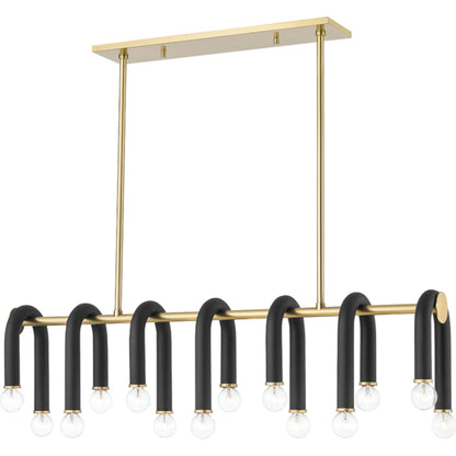 Whit Island Light by Mitzi. Made from steel in a modern style.