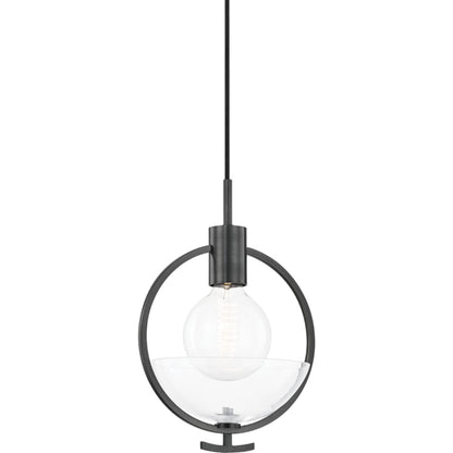 Ringo Pendant by Mitzi. Made from steel in a modern style.