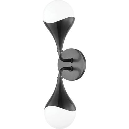 Ariana Bath Bracket by Mitzi. Made from steel in a modern style.