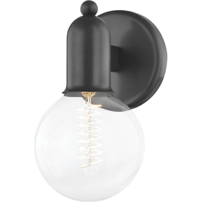 Bryce Bath Bracket by Mitzi in polished nickel. Made from steel in a transitional style.