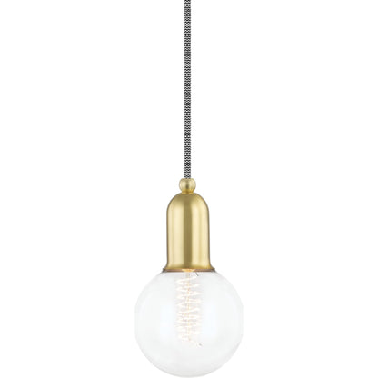 Bryce Pendant by Mitzi. Made from steel in a transitional style.