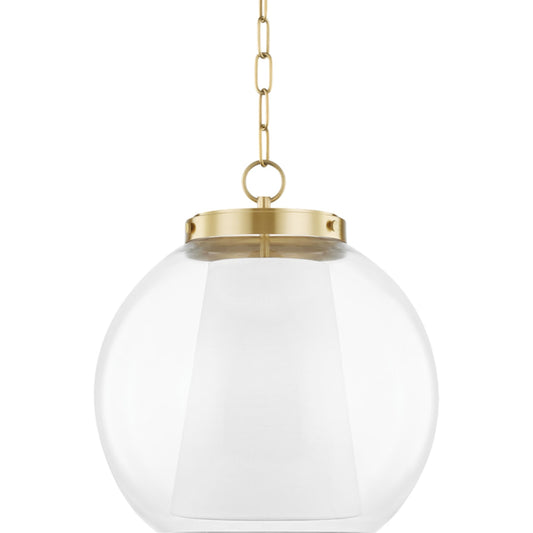 Sasha Pendant by Mitzi. Made from steel in a transitional style.