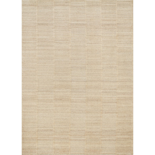 Hadley HD-01 Rug by Loloi in natural. Made from 100% wool in a modern style.