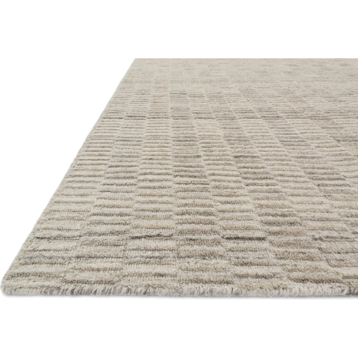 004 42797-19367,42797-19368,42797-19369,42797-19370 | Closeup | Hadley HD-04 Rug by Loloi in oatmeal. Made from 100% wool in a modern style.