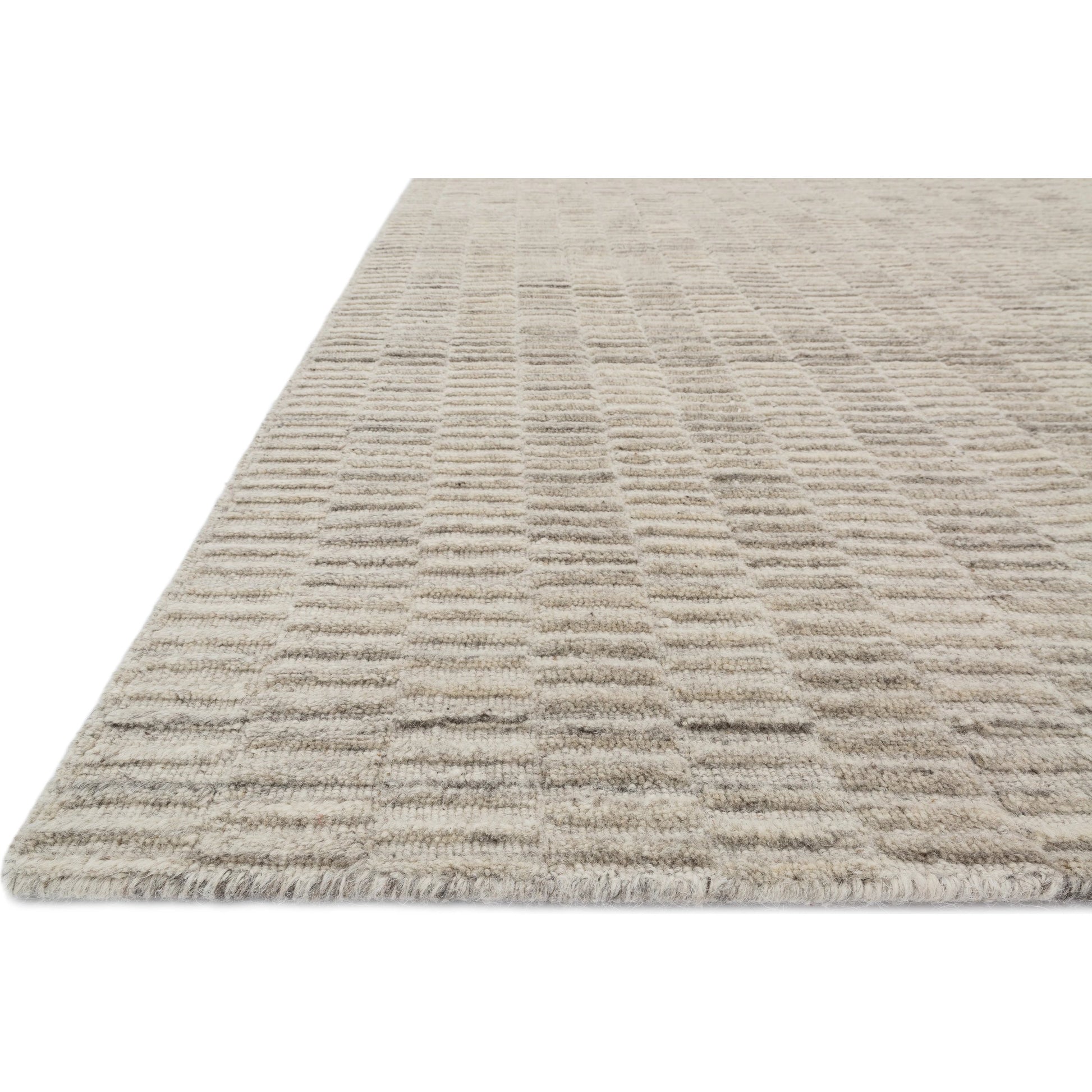 Hadley HD-04 Rug by Loloi in oatmeal. Made from 100% wool in a modern style.