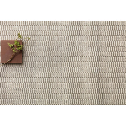 Hadley HD-04 Rug by Loloi in oatmeal. Made from 100% wool in a modern style.
