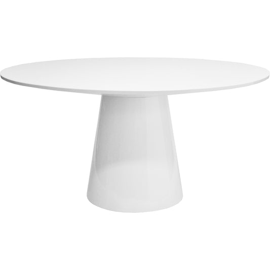 Hamilton Dining Table by Worlds Away in white. Made from unique in a eclectic & global style.
