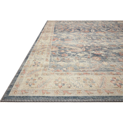 Hathaway HTH-02 Rug by Loloi in denim, multi. Made from 100% polyester in a transitional style.