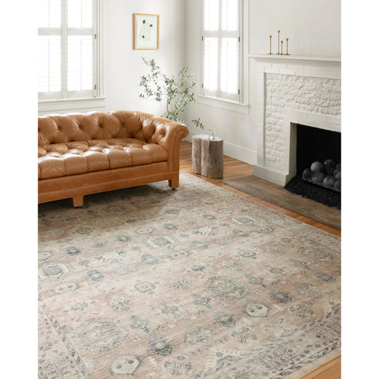 Hathaway HTH-03 Rug by Loloi II in java, multi. Made from 100% polyester in a transitional style.
