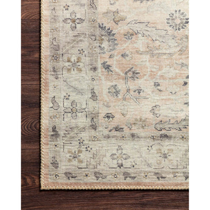 HTH-06 by Loloi in rust, multi. Made from 100% polyester in a traditional style.