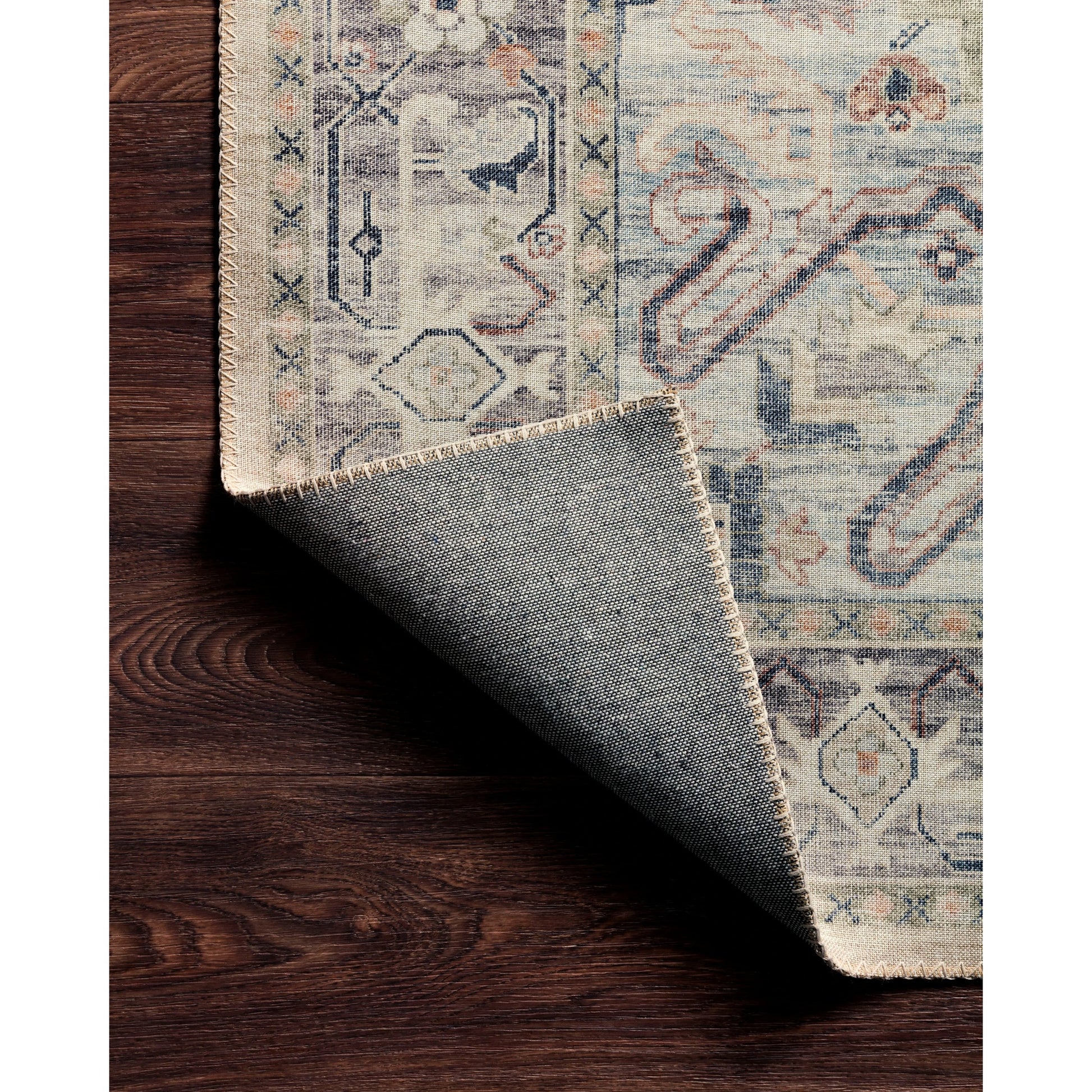 Hathaway HTH-07 Rug by Loloi in multi, ivory. Made from 100% polyester in a rustic style.