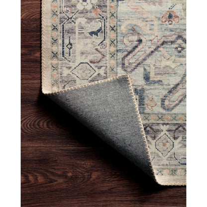 Hathaway HTH-07 Rug by Loloi in multi, ivory. Made from 100% polyester in a rustic style.