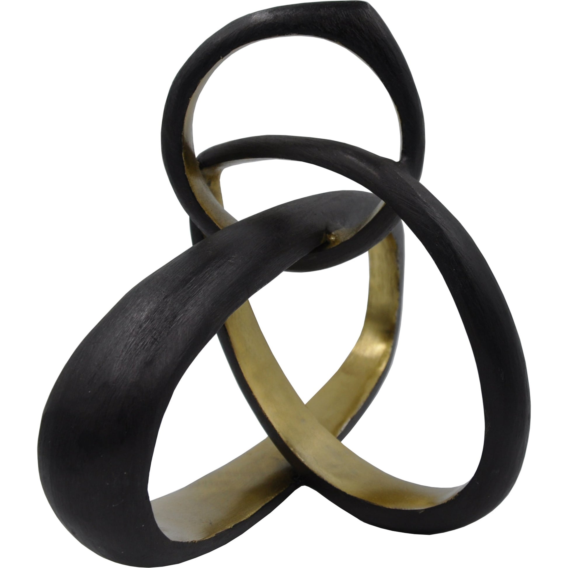 Hitch Sculpture by Worlds Away in black, gold. Made from resin in a eclectic & global style.