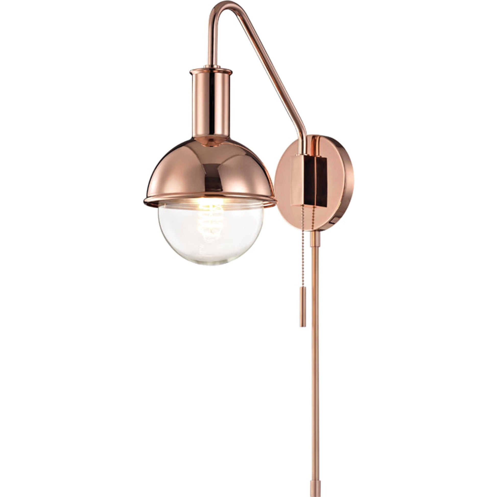 Riley Wall Sconce by Mitzi. Made from steel in a modern style.