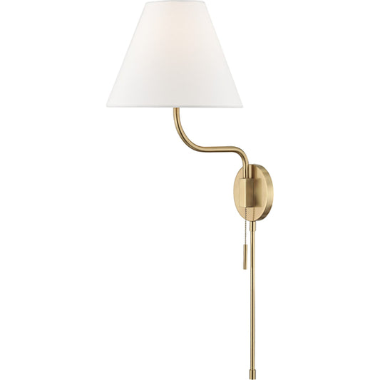 Patti Wall Sconce by Mitzi. Made from steel in a transitional style.