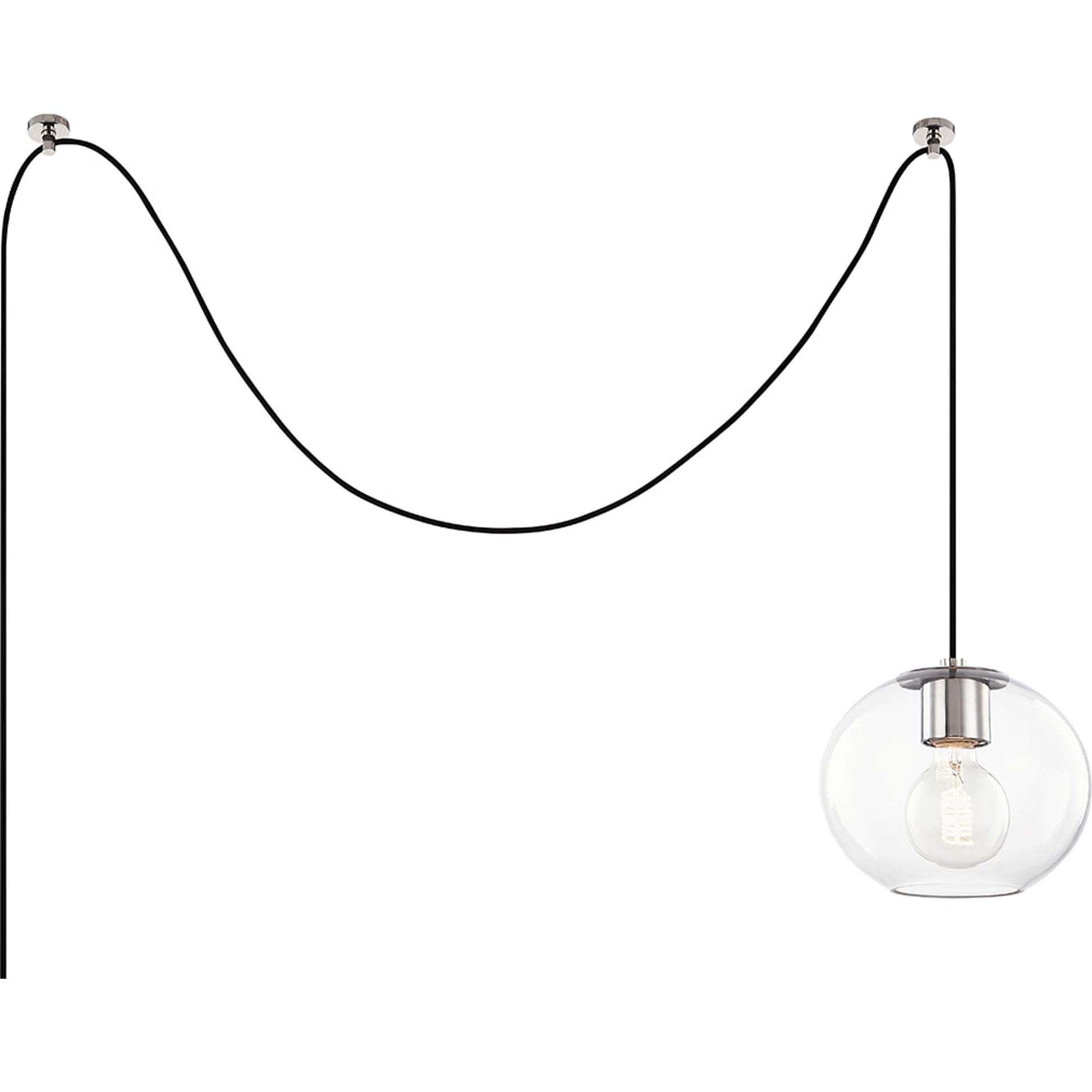 Margot Swag Pendant by Mitzi. Made from steel in a modern style.