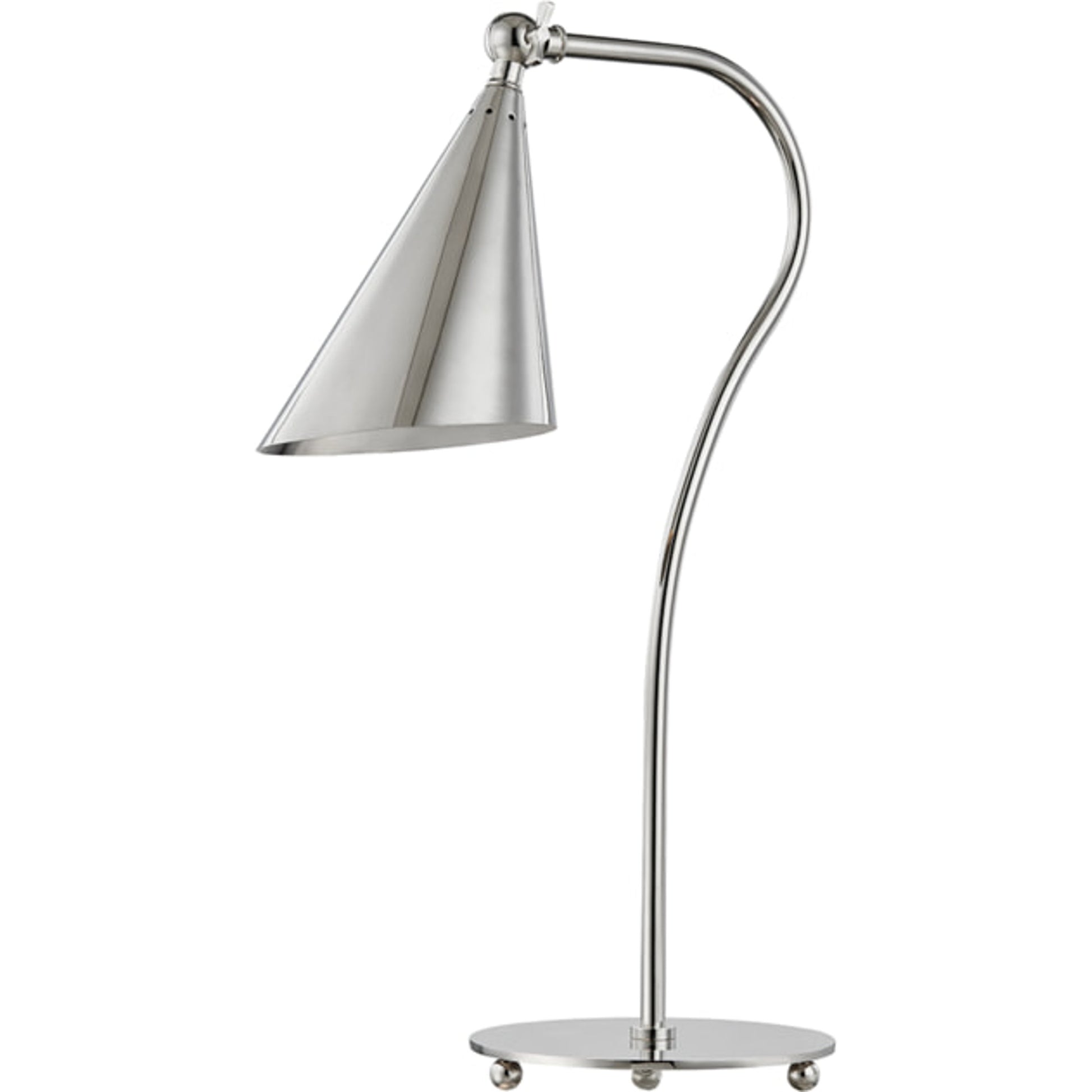 Lupe Table Lamp by Mitzi. Made from steel in a modern style.