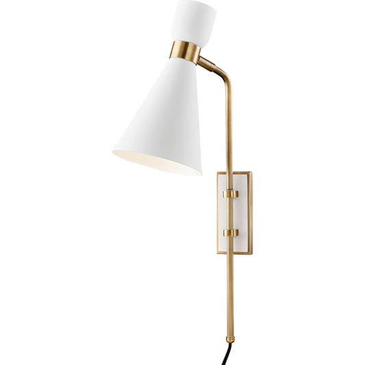 Willa Wall Sconce by Mitzi. Made from steel in a modern style.