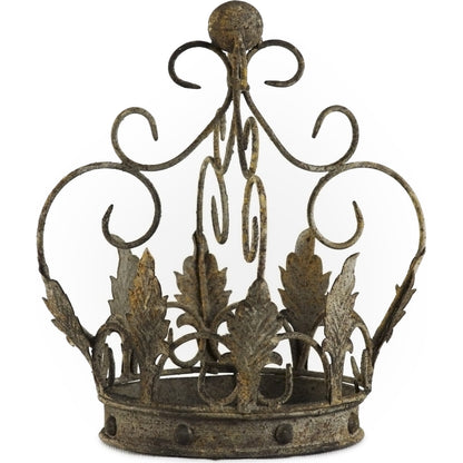 Metal Lantern by Zentique in distressed metal and rustic metal. Made from rustic metal in a traditional style.