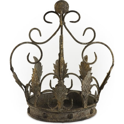 Metal Lantern by Zentique in distressed metal and rustic metal. Made from rustic metal in a traditional style.