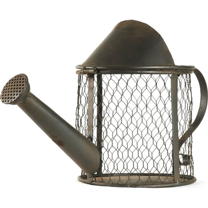 Metal Watering Can by Zentique in distressed metal and rustic metal. Made from rustic metal in a cottage & farmhouse style.