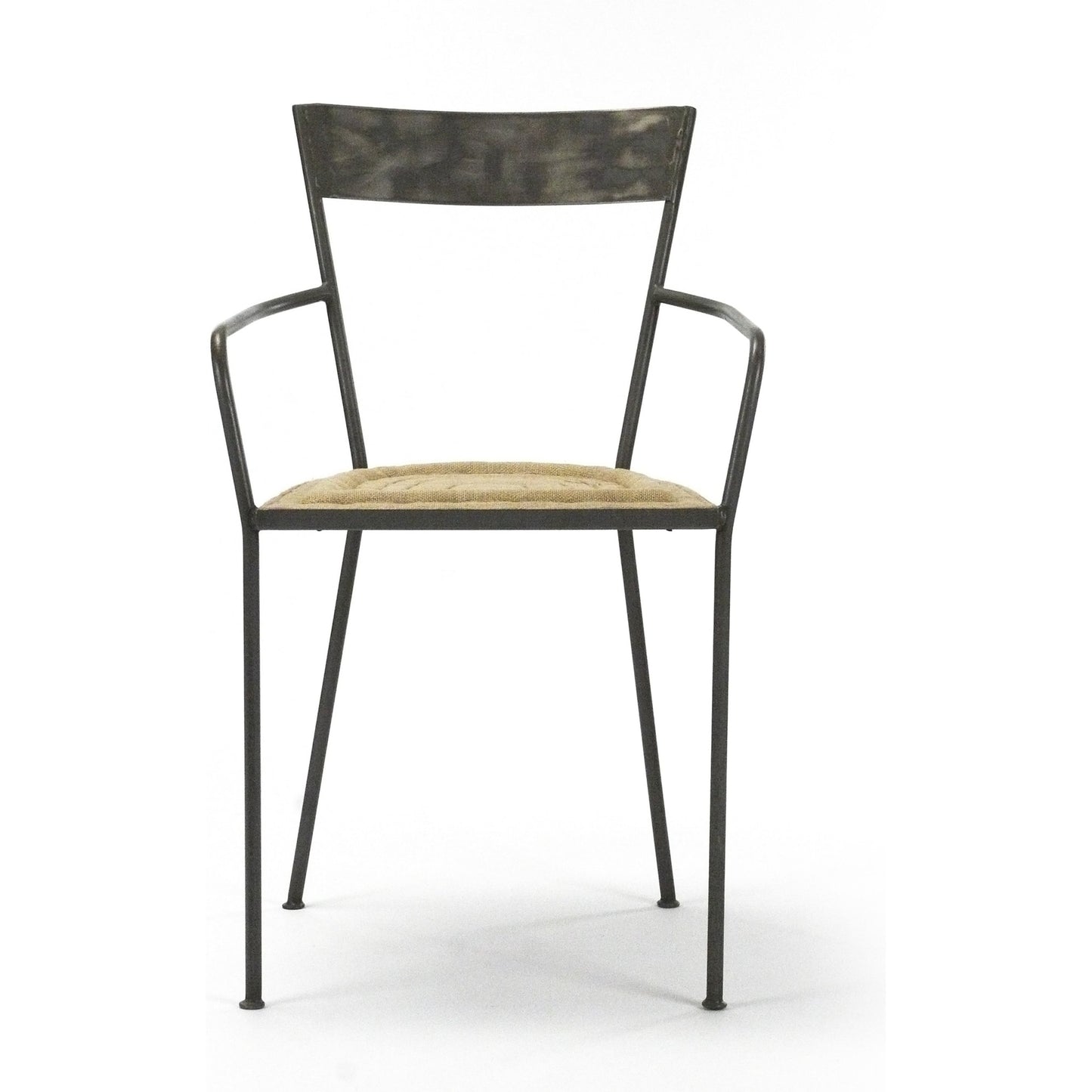 002 S-337496 | Additional Silo | Klaas Arm Chair by Zentique in burlap and birch. Made from birch in a modern style.