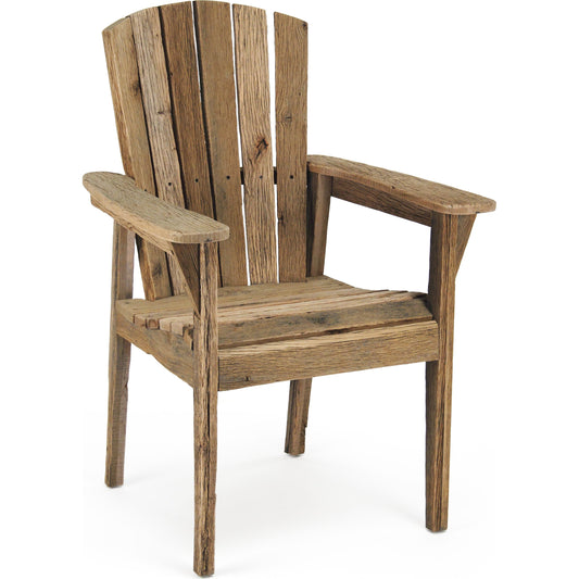 Bordea Chair by Zentique in distressed natural and oak. Made from oak in a coastal style.