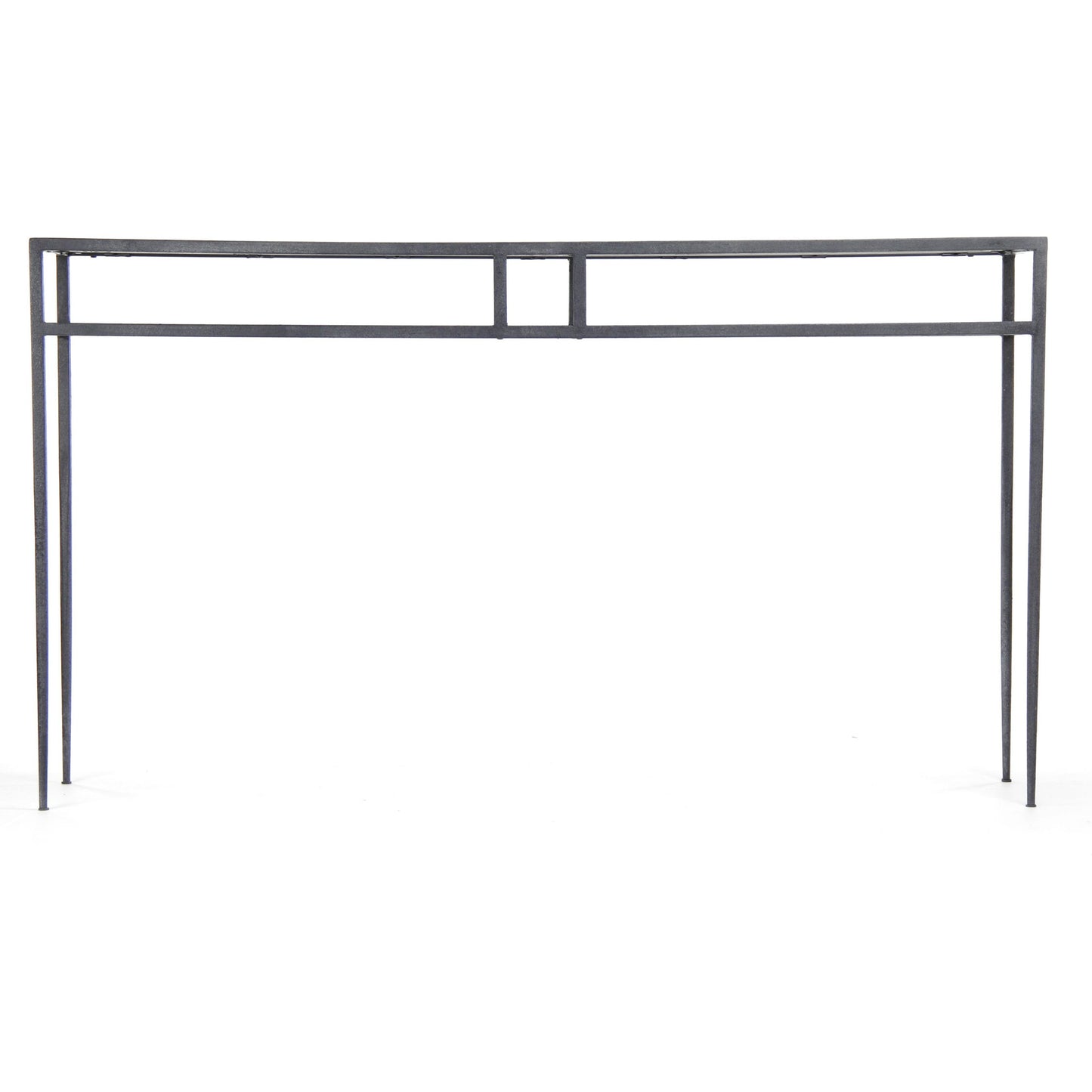 003 S-336660 | Additional Silo | Balzac Wall Table by Zentique in distressed top, rustic metal and oak, metal. Made from oak, metal in a modern style.