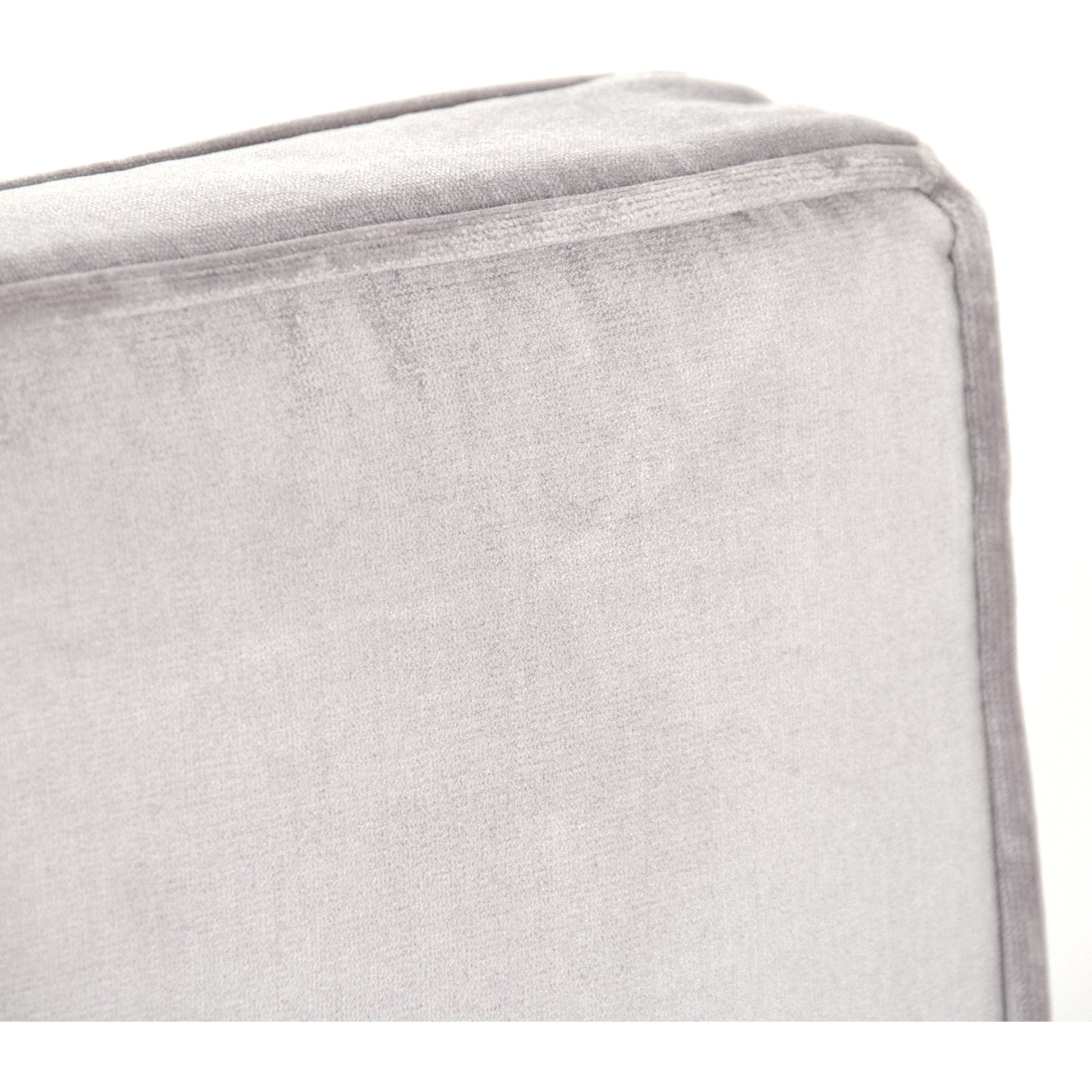 Lorain Lounge Chair by Zentique in light gray polyester viscose and oak. Made from oak in a transitional style.