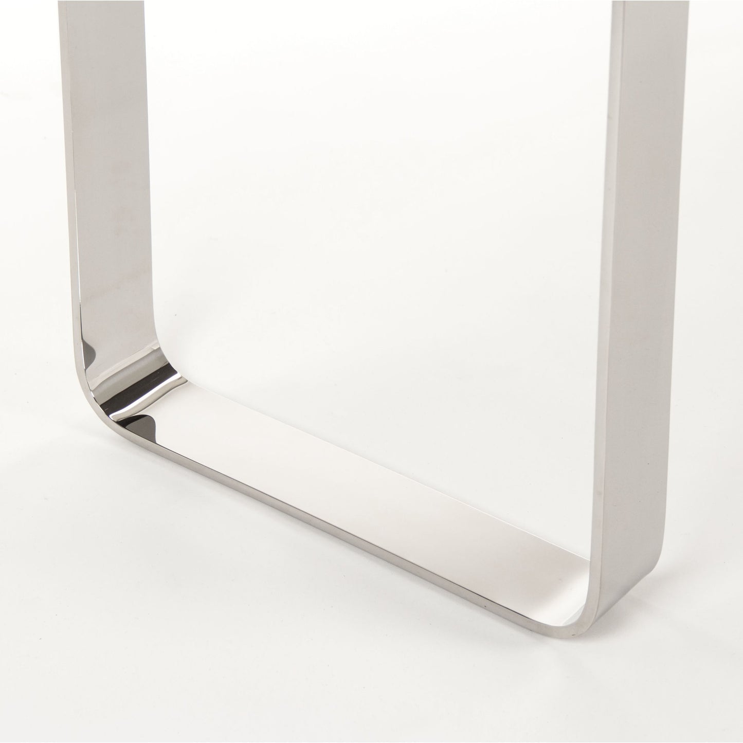 002 S-338478 | Closeup | Wall Table by Zentique in dark brown, chrome and oak, steel. Made from oak, steel in a modern style.