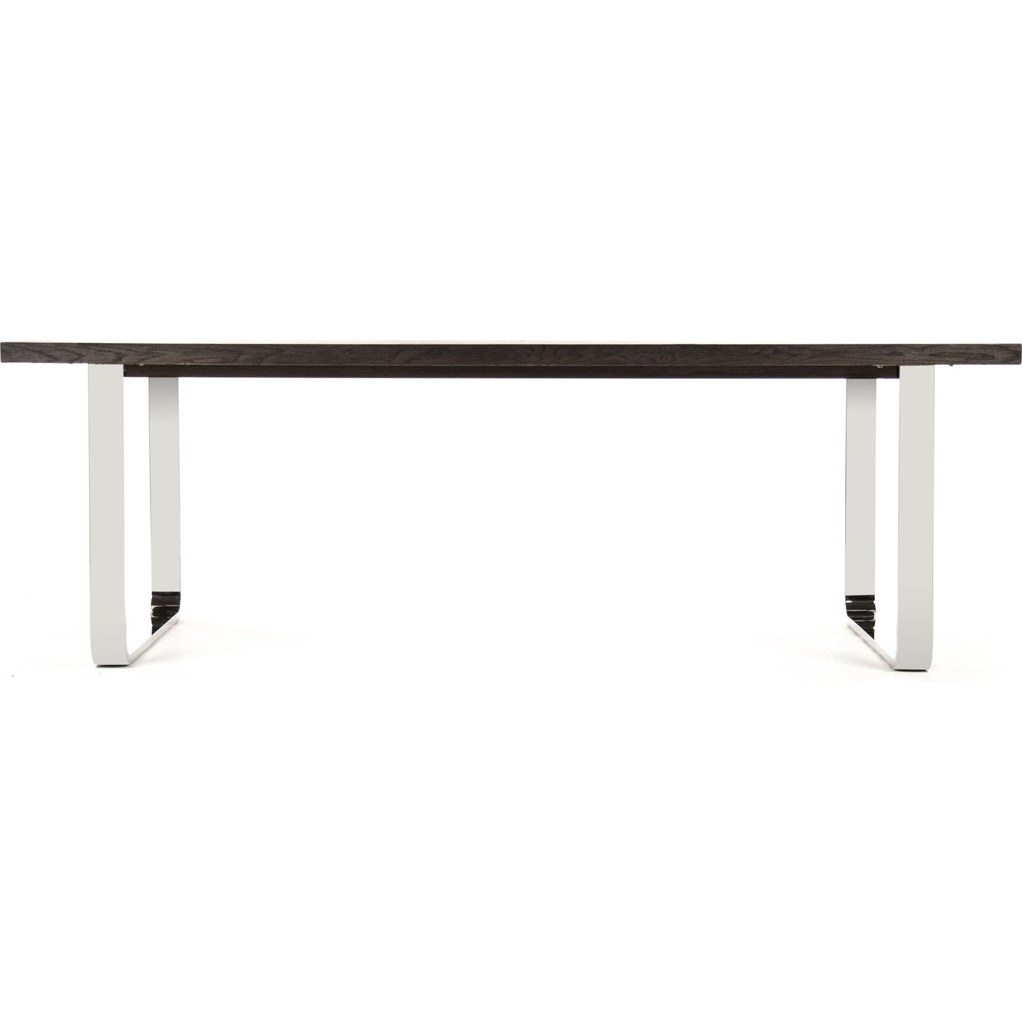 004 S-337046 | Additional Silo | Dining Table by Zentique in dark brown, chrome and oak, steel. Made from oak, steel in a modern style.