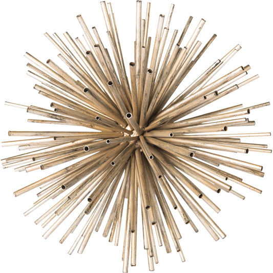 Supernova Table Decor (Set of 2) by Moe's Home Collection in silver. Made from iron in a eclectic & global style.