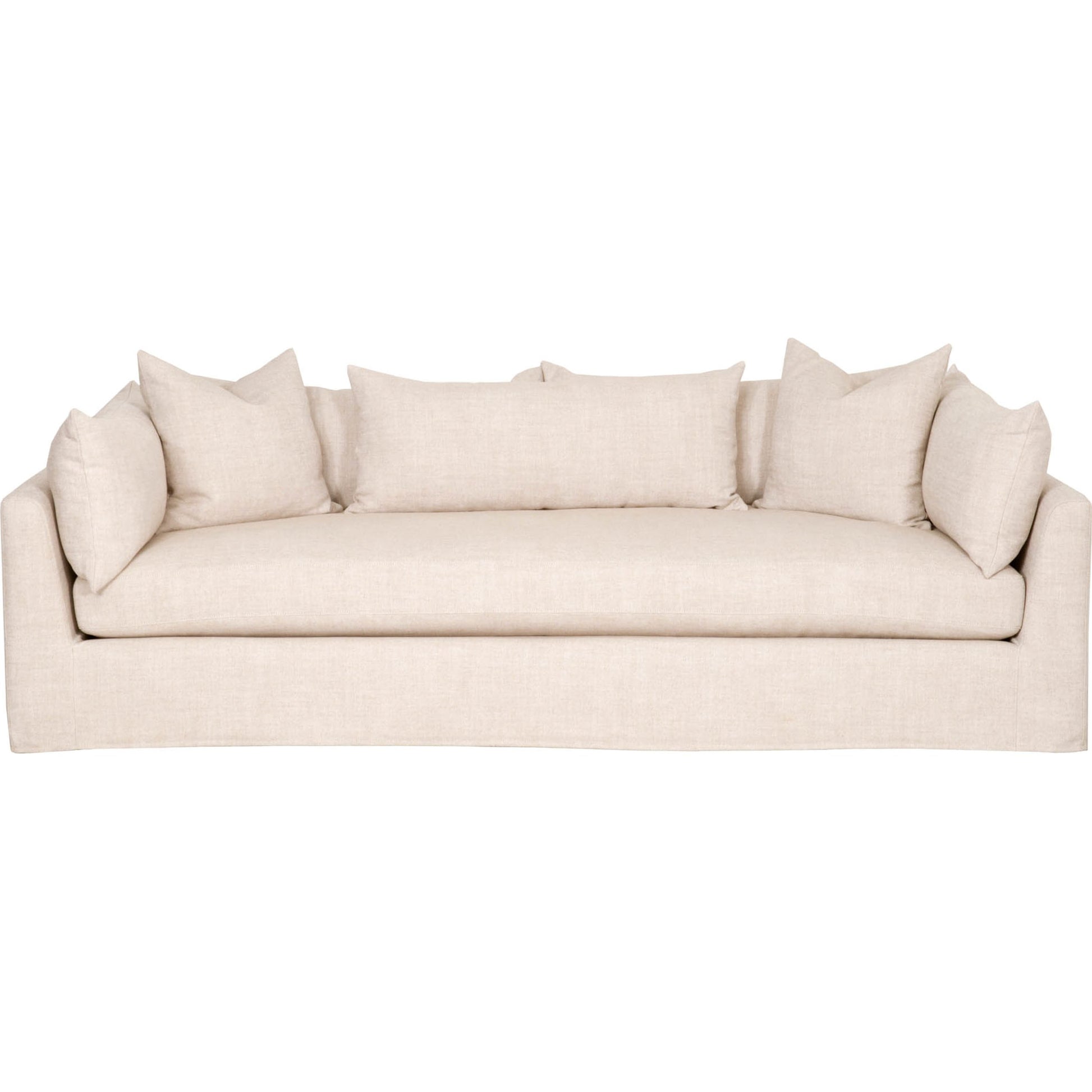 Haven Lounge Slipcover Sofa by Essentials For Living in bisque fabric, espresso. Made from unique in a modern style.
