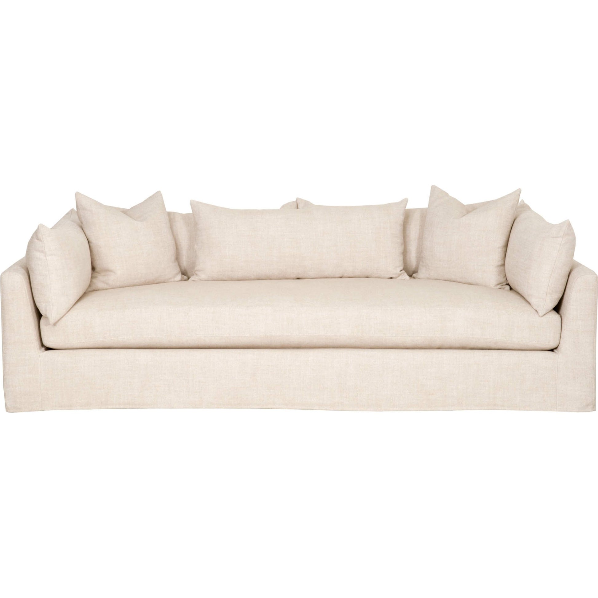 Haven Lounge Slipcover Sofa by Essentials For Living in bisque fabric, espresso. Made from unique in a modern style.