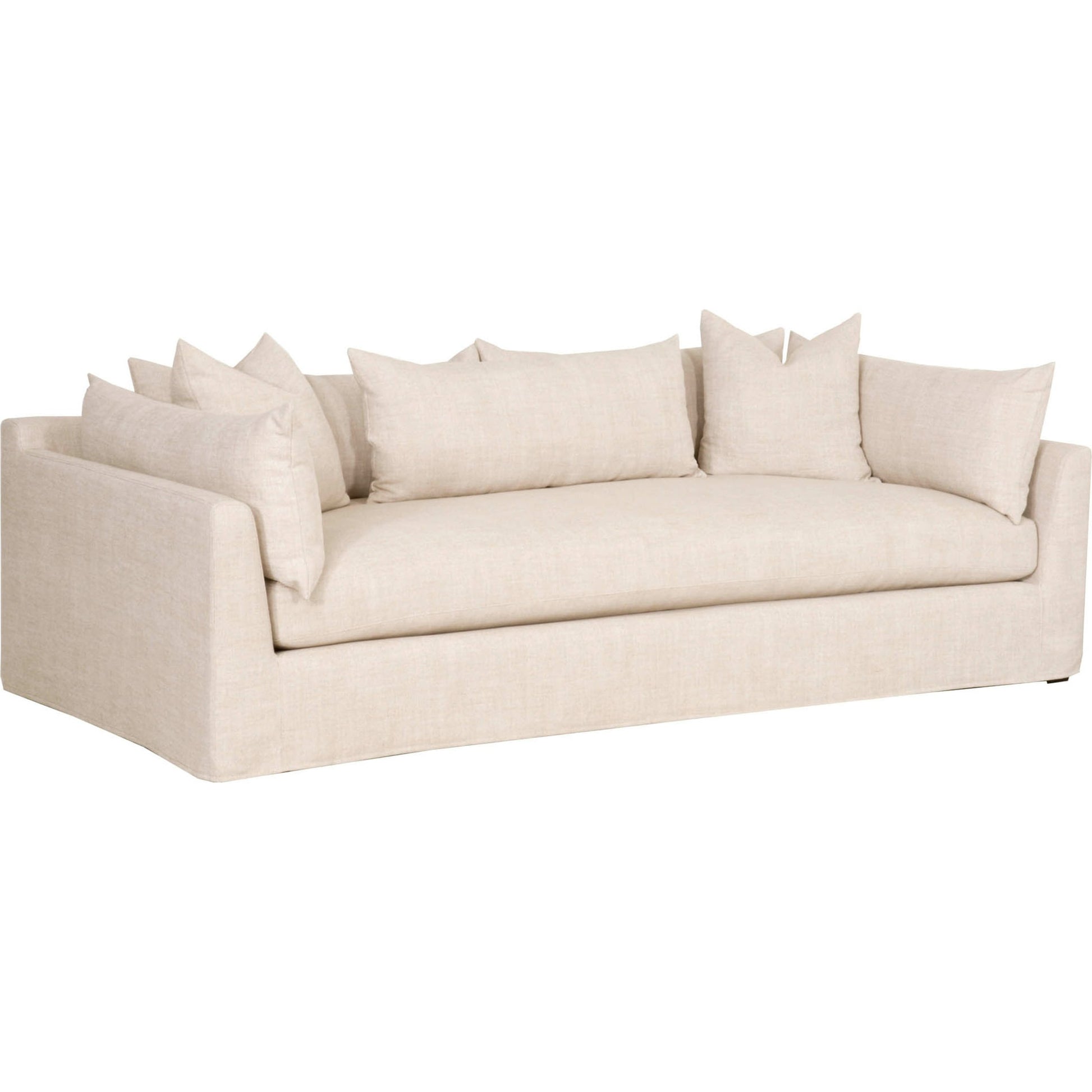 Haven Lounge Slipcover Sofa by Essentials For Living in bisque fabric, espresso. Made from unique in a modern style.