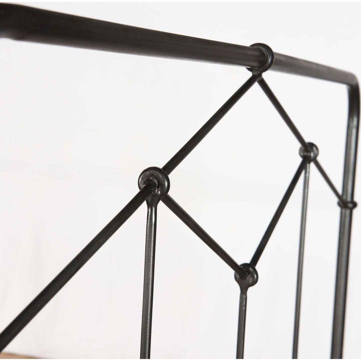 012 S-279226,S-279227 | Closeup | Casey Bed by Four Hands in sanblasted vintage black. Made from iron in a cottage & farmhouse style.