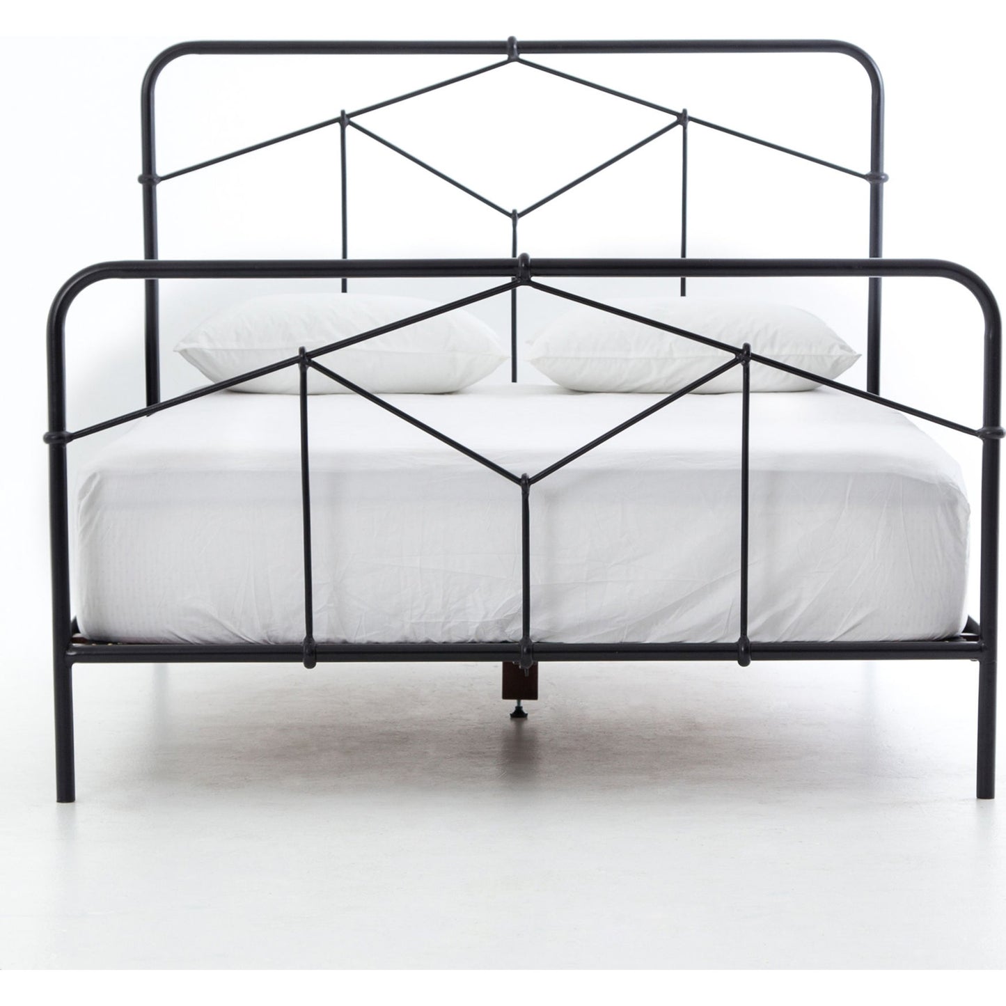 003 S-279226,S-279227 | Additional Silo | Casey Bed by Four Hands in sanblasted vintage black. Made from iron in a cottage & farmhouse style.